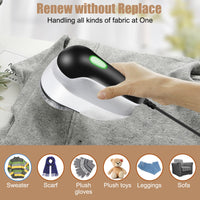 2 x RAW Customer Returns Electric Lint Remover, Electric Lint Remover, Rechargeable Lint Remover with 2 replaceable 6-leaf blades, Quickly and effectively removes lint from clothes, sweaters, sofas and blankets. - RRP €43.24