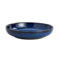 1 x RAW Customer Returns Swuut Transmutation Glaze Serving Pasta Bowl, 10-Inch Ceramic Wide Salad Bowls, 50 Ounce Large Fruit Bowl for Kitchen, Microwave Dishwasher Safe Blue  - RRP €28.2