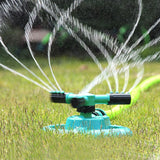 1 x Brand New NUZAMAS Set with 3-arm sprinkler and water timer, automatic lawn watering system, 360 degree rotating sprinkler, up to 120 minutes watering control - RRP €20.4