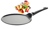 1 x RAW Customer Returns Tescoma crepe pan i-Premium scratch-resistant non-stick black stainless steel non-stick scratch-resistant dishwasher-safe round I-Premium - RRP €37.26