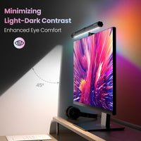 1 x RAW Customer Returns Quntis Computer Monitor Lamp with Gaming Decoration RGB Backlight, 40cm Monitor Light Bar with Touch Control, Anti-blue Light, USB Screen Lamp with Adjustable Color Temperature Brightness - RRP €35.5