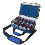 1 x RAW Customer Returns Red Suricata insulated slim mini cooler bag - small cooler for 10 drinks cans - including 2 slim ice packs - the ultimate thermal bag for beer, looks like a briefcase - RRP €56.42