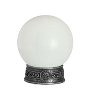 1 x RAW Customer Returns Widmann 07102 - Magic crystal ball, with light and sound, 20 cm, decoration, Halloween, theme party - RRP €32.26