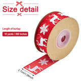 1 x Brand New WANDIC 2 Rolls Christmas Ribbon, Christmas Swirl, Translucent Ribbon, Yarn Ribbon for DIY Craft Gift Wrapping Christmas Wreath Garland Decoration - RRP €16.8