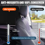 1 x RAW Customer Returns Car Sun Shade Baby, 4 Pack Magnetic Car Sun Shade Side Window Children Universal Car Window Sun Shade with UV Protection Car Window Darkening Car Window Sun Shade Pets - RRP €20.16