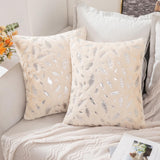 2 x Brand New MIULEE set of 2 cushion covers, cuddly cushions, decorative cushion covers, fluffy cushion covers, pillowcases, decorative pillows, pattern, decorative sofa cushions, decorative couch cushions for sofa, living room, 45 x 45 cm- RRP €26.54