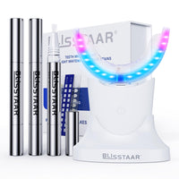 1 x RAW Customer Returns Blisstaar Teeth Whitening Set Professional 20 Minutes Fast Teeth Whitening System at Home with 32X LED Teeth Whitening Lamp and 3Pcs Teeth Whitening Gels to Make Teeth Whiter - RRP €39.31