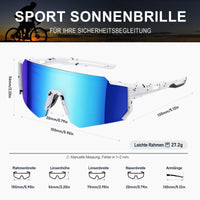 1 x RAW Customer Returns suoso Sports Sunglasses Men Women Cycling Glasses Men Polarized UV400 Women Ski Glasses Rapid Rave Sunglasses Cycling Bicycle Fishing Racing Bike - RRP €30.0