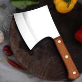 1 x RAW Customer Returns MLG Tools bone knife, full tang cleaver, heavy duty bone cleaver, meat cleaver, for large bones and frozen meat - RRP €26.21