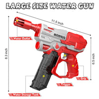 1 x RAW Customer Returns VATOS Electric Water Gun for Children Adults, 32FT Automatic with Long Range, 2 Magazine Capacity Water Sprayer Summer Toy for Boys Girls - RRP €9.56