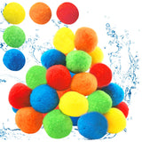 9 x Brand New TOPJOWGA Water Bombs Set Splash Balls, 30 Pieces Water Bombs Reusable, Balls a Game for Water Fun, Ball for Children a Game for Water Fun for Children, Garden, Pool - RRP €161.01