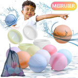 1 x Brand New Colors 30 Pieces Children s Water Bombs, Reusable Water Balloons, Silicone Water Balloons Water Toys, Water Toys Pool, Magic Splashy Balls for Summer Outdoors, Pool, Beach Party 30pcs  - RRP €14.11