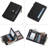 1 x RAW Customer Returns SENDEFN Men s wallet made of genuine leather - RFID protection - 15 card slots - wallet for men - large wallet for men - RRP €32.99