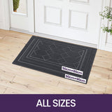 1 x Brand New DEXI doormat 120 x 180 cm, non-slip dirt trapper mat for indoor and outdoor use, washable front door mat, doormat, carpets, entrance carpet, brown - RRP €69.53