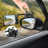 1 x RAW Customer Returns SUPAREE caravan mirror car universal additional mirror car outside caravan exterior mirror for motorhomes for all common vehicle types 2 pieces  - RRP €54.99