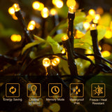 1 x RAW Customer Returns Outdoor Christmas Lights, Ulinek 1000LED 25M Outdoor Christmas Lights, 8 Mode Waterproof Light Chain for Christmas Garden Indoor Outdoor Party Home, Warm White Christmas Lights Green Wire  - RRP €59.99