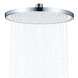 1 x RAW Customer Returns 10 Inch Rain Shower Head Rain Shower Watersaving YUANNY Overhead Shower with 324 Anti-Limescale Nozzles Adjustable Built-in Shower Heads Bathroom Large Overhead Shower Round Diameter 26 cm Chrome - RRP €25.2