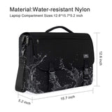 1 x RAW Customer Returns MATEIN Briefcase Men, Laptop Bag 15.6 Inch, Waterproof Messenger Bag Laptop Bag, Business Notebook Computer Shoulder Bag for College Office Work Women Men, Black - RRP €30.24