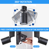 1 x RAW Customer Returns Faucet aerator, 360 rotatable double function faucet aerator, universal faucet attachment, water-saving sieve jet regulator, rotating swivel shower for kitchen faucets - RRP €15.31