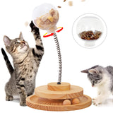 6 x Brand New MayuMay Interactive Cat Toy Self-Employment Cat Toy Kitten Ball Track with 2 Feeders  - RRP €163.32