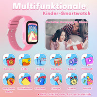 1 x RAW Customer Returns BIGGERFIVE Kids Smartwatch for 4-12 Years Old Girls, 22 Fun Gmaes HD Touchscreen Camera Music Video Player Audiobook Habit Tracking Pedometer, Educational Toys Birthday Gifts for Child - RRP €34.93