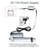 1 x RAW Customer Returns EYPINS Linear Drive Linear Motor 12V, 1000N 50mm Stroke Max Linear Drive, Gate Opener Adjustment Drive Linear Actuator Motor Linear Technology Actuators for Electric Motor Car Furniture Lifting Sofa 14mm s  - RRP €37.3