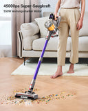 1 x RAW Customer Returns VAKERR Cordless Vacuum Cleaner, 45000Pa 550W Cordless Vacuum Cleaner, 60 Min Running Time with Wall-Mounted Charging Scent Card 1.8L Cup LED Display Anti-Tangle Brush for Carpet Hard Floors Pet Hair - RRP €219.99