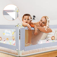 1 x RAW Customer Returns Kiddy dreams Bed Rail Bed Rail 180cm Anti-fall for Children Children Crib Rail Safety Protection - RRP €39.74