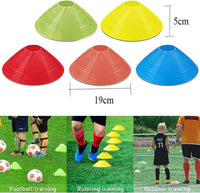 10 x Brand New Marker Cones 50 Pieces - Multi-Sports Training Marker Discs And Holders Football Accessories Marking Discs Football Cones Football Training Accessories Cones Sport Football Cones - RRP €360.0