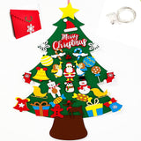 25 x Brand New Felt Christmas Tree - 3.5 DIY Felt Christmas Tree Set for Toddlers, with Storage Bag, 30 Pieces of Ornaments for Kids - RRP €544.5