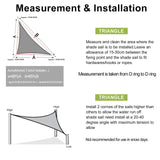 1 x RAW Customer Returns LOVE STORY Sun Sail Waterproof 3x3x4.25m Triangular Right Angle PES Polyester Sun Protection Wind Protection Balcony Terrace 95 UV Protection, for Balcony Garden, Light Grey - RRP €34.99