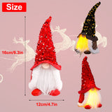 1 x Brand New MEEQIAO 2 pieces Christmas gnome decoration figures, gnome figures LED, Christmas decoration, Christmas decoration inside, Christmas lighting - RRP €16.55