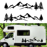 1 x RAW Customer Returns YULLING 2pcs Car Stickers Car Side Door Stickers Car Body Stickers Car Side Door Stickers Decoration Accessories for Camper Rv Trailer - RRP €20.16