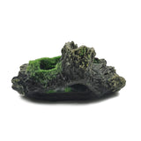 15 x Brand New E.YOMOQGG Aquarium Hollow Tree Trunk, Artificial Small Driftwood Polyresin Hiding Place Decoration Ornament with Moss Grass for Aquarium Landscape, Decorative Stone for Betta B  - RRP €217.2