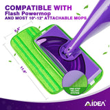 1 x RAW Customer Returns AIDEA Floor Cloths Floor Mop Dry Floor Cloths Compatible with Swiffer Sweeper, Wiper against Dust, Animal Hair Allergens, 4 Pack - RRP €11.99