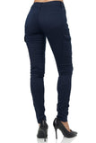 1 x RAW Customer Returns Elara Women s Cargo Jeans Slim Fit Side Pockets Chunkyrayan JEL001 Navy-42 XL  - RRP €31.1