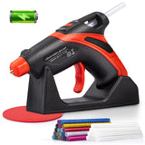 1 x RAW Customer Returns Hot Glue Gun, VDSTAR Cordless Glue Gun with 2200 mAh Lithium Battery, Hot Glue Gun Set with 30 Glue Sticks for School DIY Arts, Crafts and Quick Repairs in Home Office - RRP €22.18