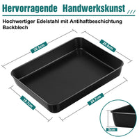 2 x Brand New HaWare Baking Tray 1, 26.6 20.6 5cm  - RRP €40.8