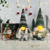 3 x RAW Customer Returns ACAREY Christmas decoration with gift box, pack of 2, Christmas decoration gnomes with LED light, Christmas decoration indoor Christmas decoration American for party and gift - RRP €65.97