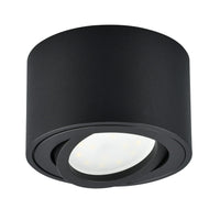 1 x RAW Customer Returns KYOTECH LED surface-mounted spotlight black flat pivoting surface-mounted ceiling light 80x50mm incl. 5W LED module surface-mounted spotlight warm white 3000K 400LM LED - RRP €19.99