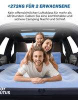 1 x RAW Customer Returns JOYTUTUS Car Mattress, SUV Air Mattress with Air Pump, Universal Car Bed with 2 Air Cushions for Trunk, Travel Camping Home Outdoor, Blue - RRP €87.72