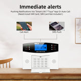 1 x RAW Customer Returns Clouree 4G Security Alarm System, GSM Home Security Alarm System, Infrared Detector Sensor, Remote Control Kit for Warehouse Home Security - RRP €97.38