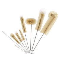 1 x RAW Customer Returns Masthome Bottle Brush Set, 9-Piece Cleaning Brushes with Fluffy Pompom Head, Multifunctional Pipe Cleaners Suitable for Straws, Milk Bottle, Glass Bottle, Wine Glass - RRP €13.75