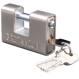 1 x RAW Customer Returns Britanium BRP 84 Armoured High security armored padlock for containers - Resistant - Burglary-proof cylinder - Ideal for motorbikes, sheds and garages - RRP €29.12