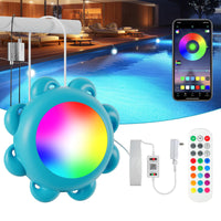 23 x Brand New Fitop 11W Pool Lighting, 12V Smart Color Changing Underwater Light with APP Control Remote Control, Timer Schedule, Sync Music, IP68 Waterproof Pool Lighting Underwater with 10m Cable for Pools - RRP €459.77