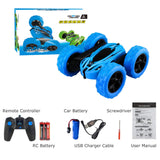 1 x RAW Customer Returns Pup Go 360 Spins Flips RC Stunt Car - Double-Sided 4WD High Speed 2.4GHz Remote Control Racing Car Toy for Kids, 360-Degree Rolling Rotation with LED Lights, Gift for Boys Ages 3 and Up - RRP €21.6