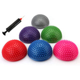 1 x RAW Customer Returns Fasmov 6 Pack Semi-Circular Yoga Balls Sport Balance Pods Mini Therapy Balance Hedgehog Ball Hard Gymnastics Ball for Coordination Balance Fitness Training, 16cm - RRP €32.49