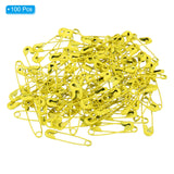 1 x Brand New sourcing map 100pcs Safety Pins 0.98 inch Small Metal Sewing Pins for Blankets Skirts Craft Brooch Making Yellow - RRP €7.49