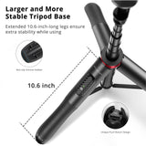 1 x RAW Customer Returns ATUMTEK 51 inch selfie stick tripod, selfie tripod with heavy-duty aluminum and non-slip tripod feet for iPhone and Android cell phone selfie, video recording, video blogs live streaming red - RRP €36.29