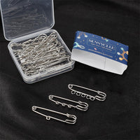 1 x RAW Customer Returns SUNNYCLUE 1 Box 24 Pieces 4 Styles Safety Brooch Kilt Pins Accessories With Holes Clutch Tie Pins Pins Clasp Kit For DIY Jewelry Badge Tie Clothing Craft Jewelry Buckle, Silver - RRP €20.4